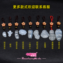 Green Bean Fetal Hair Pendant Fetal Hair Pendant Gift Box Baby Gold Inlaid Pendant Pendant Guanyin Buddha Pie Necklace