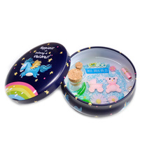 Baby fetal hair deciduous teeth umbilical cord box collection box rainbow suitcase fetal hair permanent preservation souvenir gift box drops glue