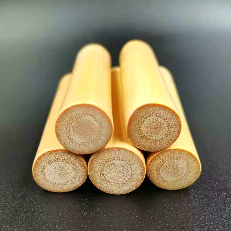 竹把件 实心毛料礼品打磨手串收藏密实棕竹竹杆竹根毛根男士抛光