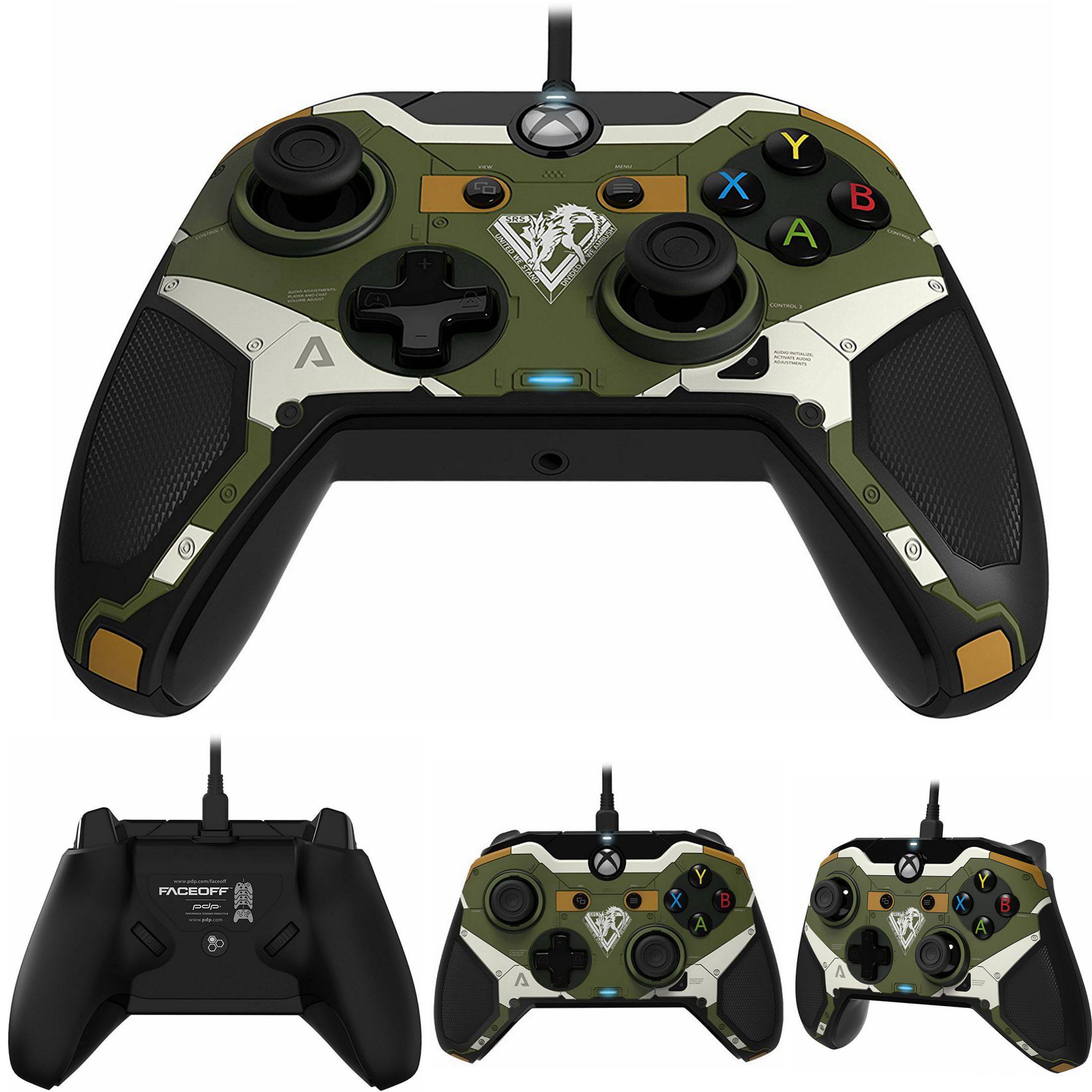 微软xbox one手柄 xboxonepdp透明rgb自定义炫光电脑游戏有线手柄