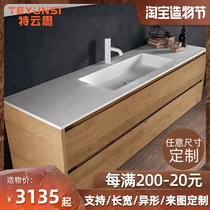 Custom one-piece washbasin Artificial stone washbasin countertop washbasin Bathroom washbasin One-piece washbasin