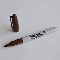American sharpie Sanfu single head marker Brown Brown Brown dust-free dot marker pen 30037