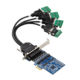 PCI-E ~ 4- 포트 RS485/422 확장 카드 산업 등급 직렬 카드 변환기 전압 억제 보호기 PCI-E ~ 4- 포트 RS485/422 확장 카드 산업 등급 직렬 카드 변환기 전압 억제 보호기