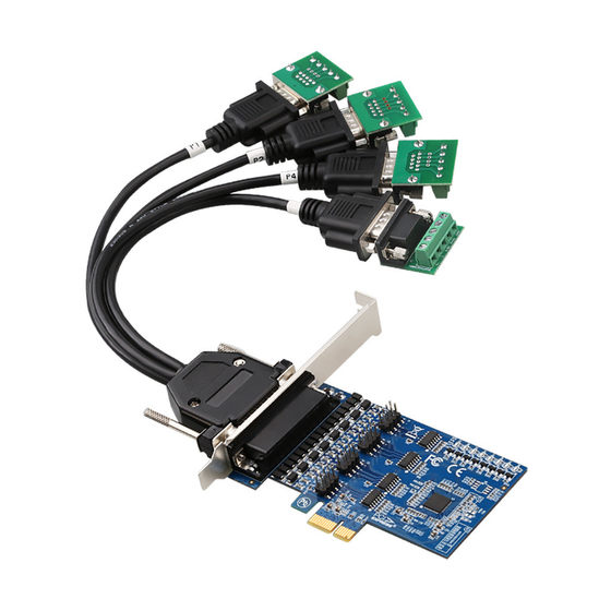 PCI-E ~ 4- 포트 RS485/422 확장 카드 산업 등급 직렬 카드 변환기 전압 억제 보호기 PCI-E ~ 4- 포트 RS485/422 확장 카드 산업 등급 직렬 카드 변환기 전압 억제 보호기