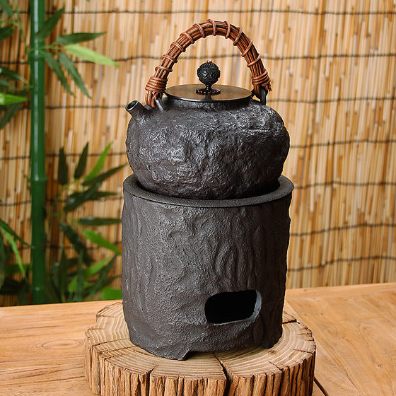 Xinlongtang tree pattern cast iron charcoal furnace boiled tea high -end fire bowl cool furnace roasted water heater carbon fire tea import tea Xinlongtang tree pattern cast iron charcoal furnace boiled tea high -end fire bowl cool furnace roasted water heater carbon fire tea import tea