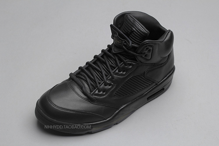 牛哄哄 air jordan 5 aj5 黑魂黑武士 纯黑篮球鞋 881432-010