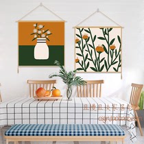 Background cloth ins hanging cloth wall cloth background wall ins bedside bedroom hanging painting fabric tapestry vertical version girl simple girl