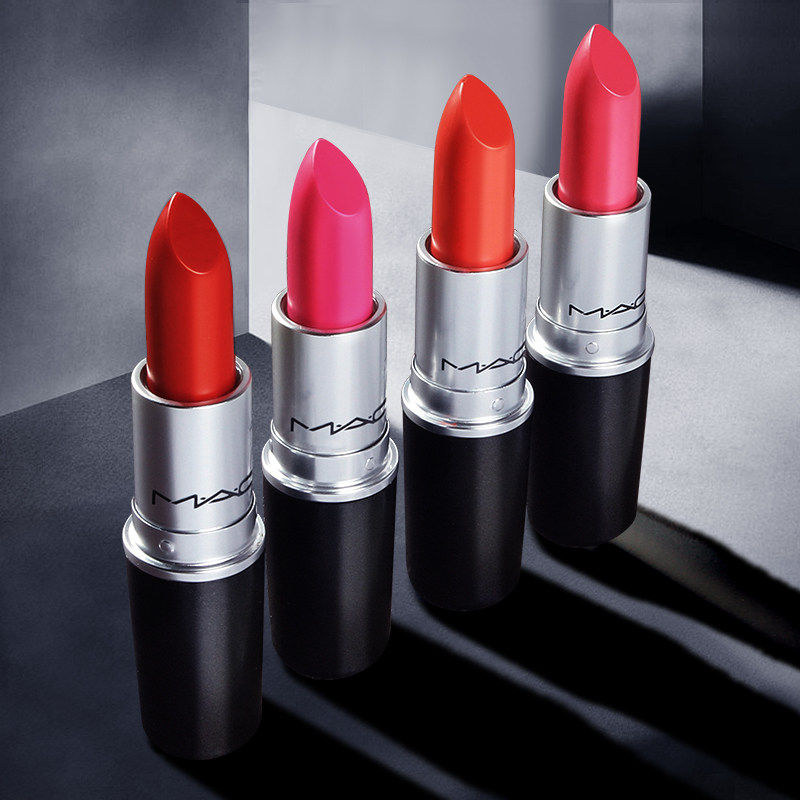 mac魅可口红哑光豆沙色chili姨妈红唇膏保湿持久不脱色正品