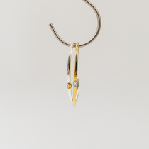 Soda spot amp japan Hammered Bangle -Silver Silver smiley bracelet