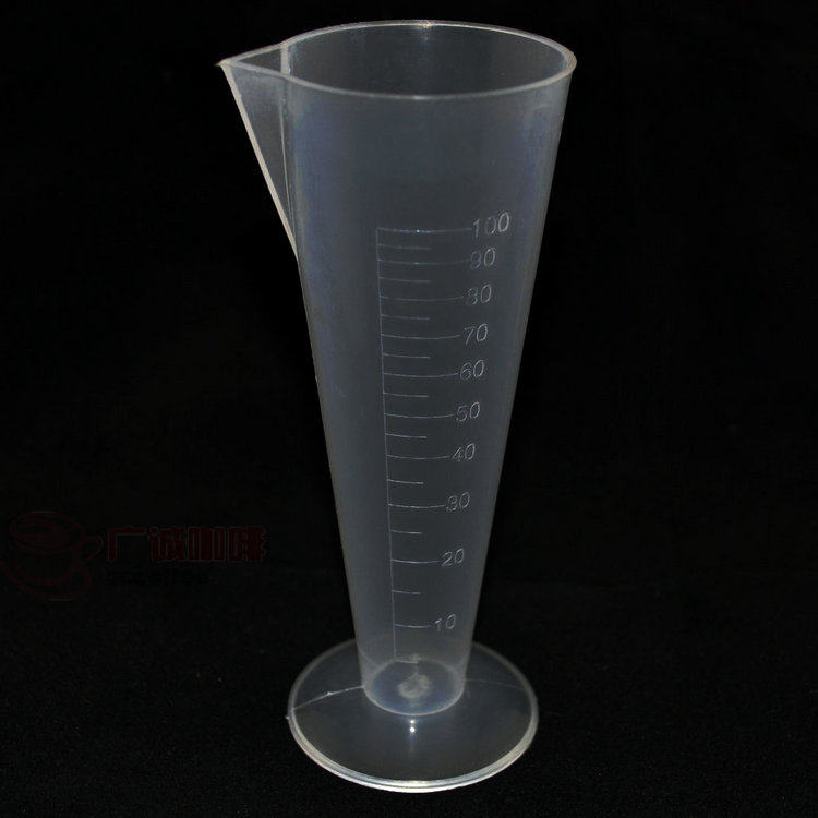 精美带刻度pp塑料量杯盎司杯量水杯100ml食品用