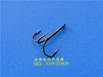 Black triple anchor hook fishing hook fishing hook fishing hook fishing hook fishing gear 6 No. 1 Single hook width 8 5 mm on Kishida