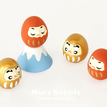 In stock Nakagawa Masashi Shoten Japan City blessing wish pottery Dharma ornaments with auspicious signs