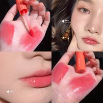 Why is it so tender ROMAND juice mirror lip glaze cold door color Number 05 peach me
