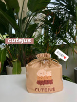 Buy 2 minus 5 increase thick CUTEJUS milk cute dog soft thick disposable washcloth 80 draw