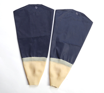 Rubber protective warm muff sleeve autumn and winter thickened wear-resistant fishing waterproof anti-dirty arm guard labor protection long-sleeved gloves