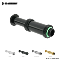Barrow black bright silver white computer water cooled double G1 4 telescopic pair of wire rotary joints TSSXK-B01