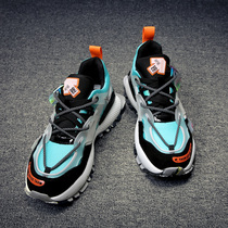 Shoes Fall men 2021 New trends sneakers Korean version 100 hitch-bottom mens old daddy shoes-in-the-wave shoes