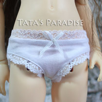 4 3 minutes 17 Great uncles BJD SD va with a pass through lace butterfly knot underwear (3 optional black powder white