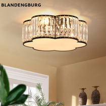 American Crystal Lamp Modern Simplicity New Light Lavish Living Room Light Cozy Creative Personality Home Light Bedroom Suction light