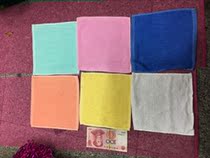 Kindergarten childrens small towel square towel cotton saliva towel wipe hand towel towel no pattern blank towel