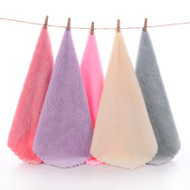 5 strips baby wash face small square towel kindergarten soft thick water absorption than pure cotton easy to use