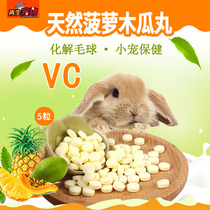 Regenerated pet Pineapple Papaya Fruit Pills Papaya Pills Small pet Hair Removal 5 pieces