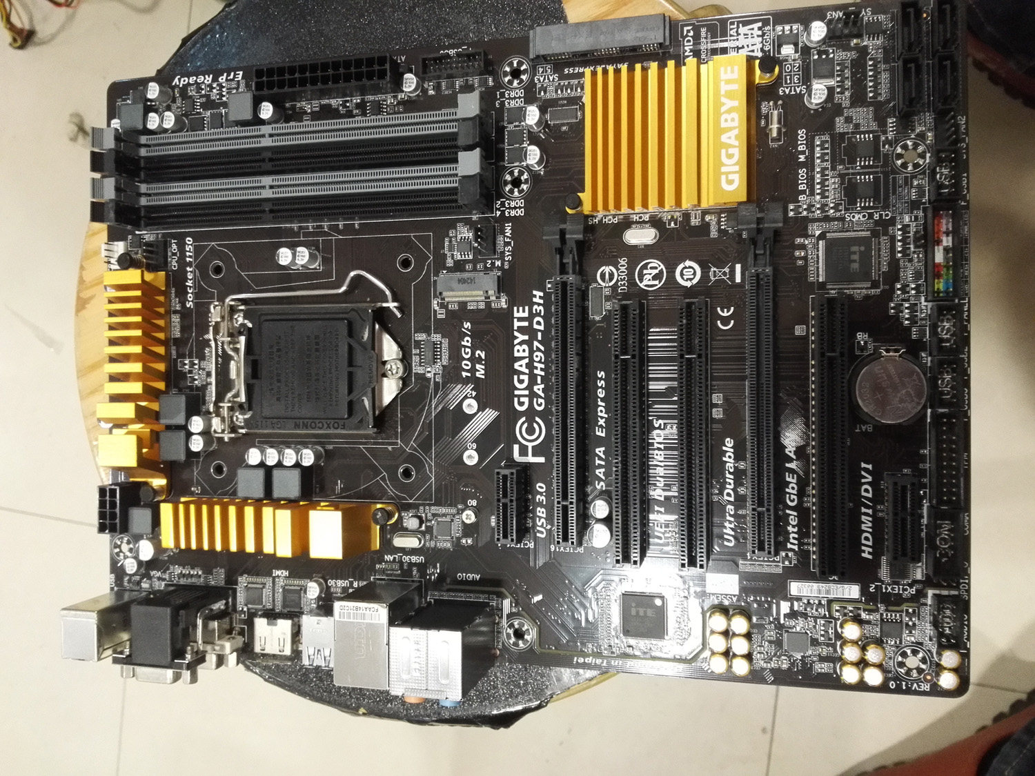 [浙][售]268元出技嘉h97-d3h主板