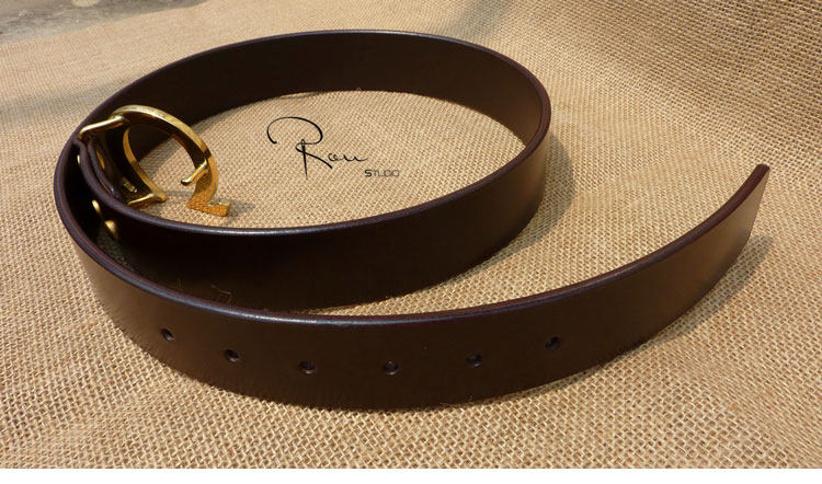 英国clayton马缰皮马具皮进口植鞣革头层牛皮手工定制皮带腰带