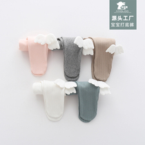  Baby pants with socks leggings spring and autumn men and women baby feet newborn big PP butt pants spring clothes