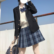 Pudding bear original (sea night) genuine jk dress uniform pleated skirt skirt skirt skirt A- line dress plaid skirt women