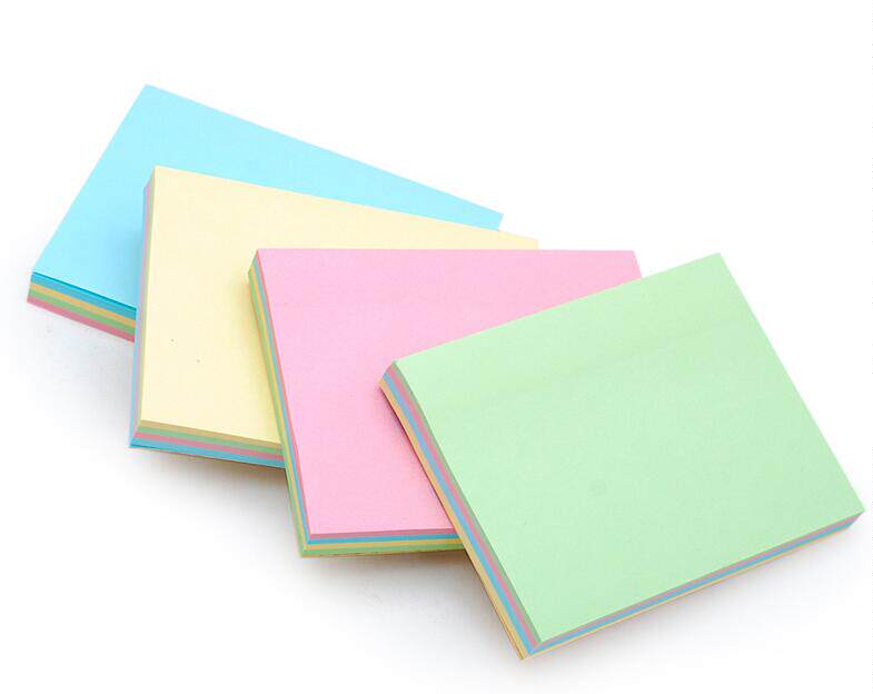 晨光文具便签本ys-11便条纸优事贴正方形长方形彩色自粘n次贴彩砖