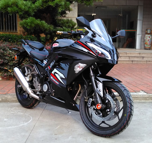 战隼川崎小忍者350双缸水冷摩托车跑车公路赛跑车手续全可上牌