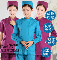 Nightingale nurses clothing oral doctors clothing split set long and short sleeve dental work clothes