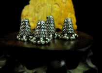 17-century tee Buddha Tower pure silver twisted silk Moenigo silver Buddha tower thick and full and unique charm