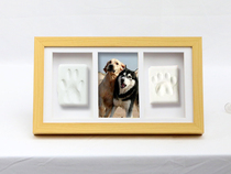 2021 new pet diy ink dog footprint Meow paw print ink dog footprint photo frame souvenir souvenir