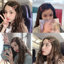 Lin Xiaozhai with the same model macaron color small hairpin South Korea East Gate hair accessories frosted ins Net red BB clip banghai clip