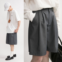 CryingCenter can wear a whole summer commuter suit shorts Black gray pants cry Center