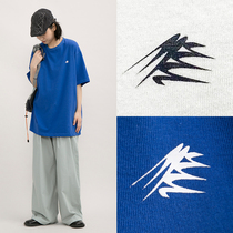 CryingCenter C experiment logo series simple wear light blue loose print TEE cry Center