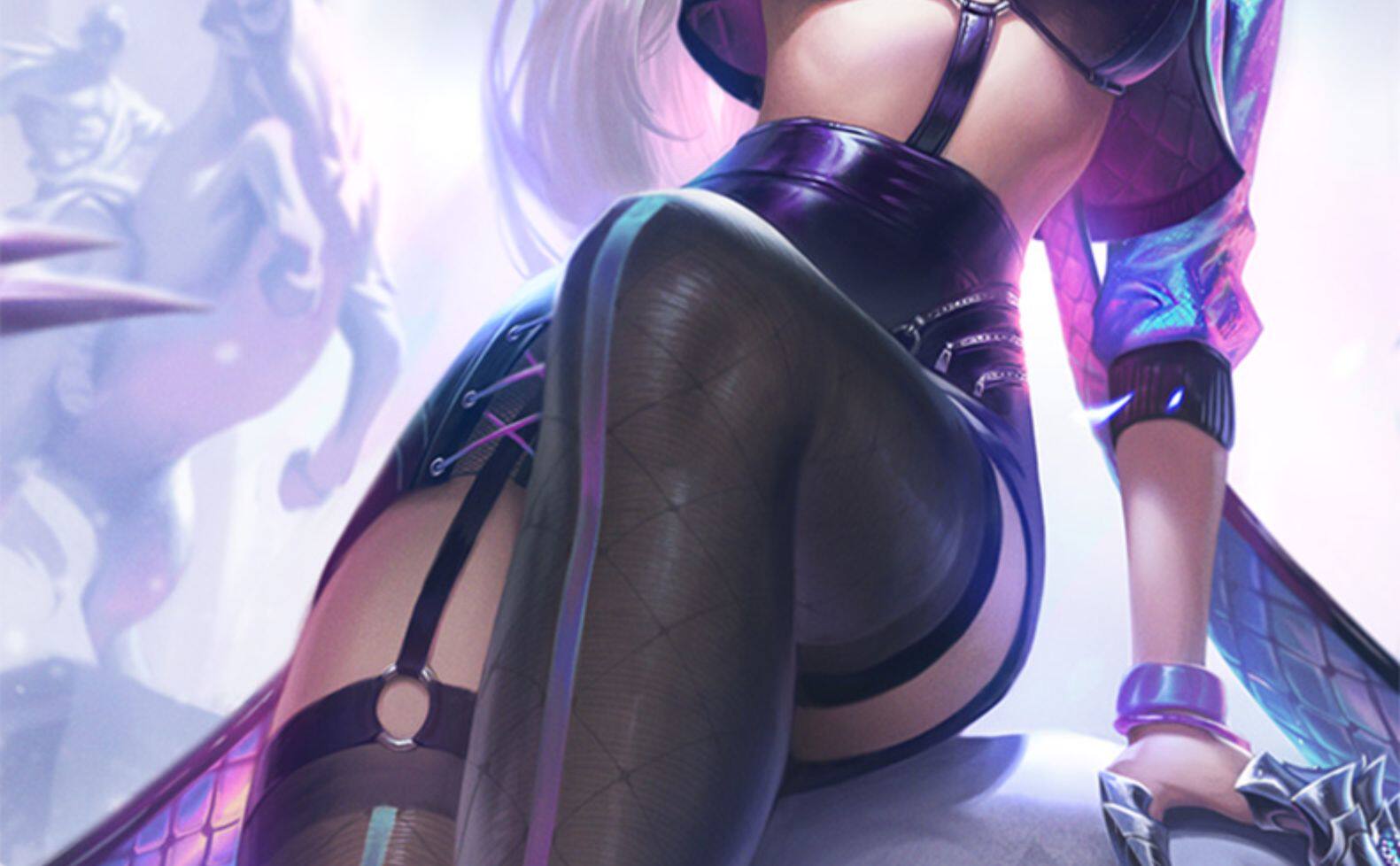 罗技g840xl游戏桌垫kda女团英雄联盟阿狸阿卡丽卡莎伊芙琳鼠标垫