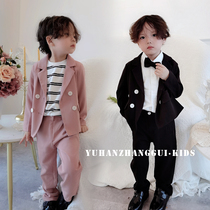 Childrens suit suit Inn Wind handsome baby poo-Atlantic Korean version Leisure Little West suit boy flower gown