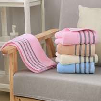 Weak twisted yarn towel thickened and absorbed water speed dry and pure colored towel. Soft daily washing face towel is customized