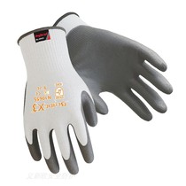 Serit N10655 white palm - soaked ash PU anti - cutting gloves anti - slip thickness rubber gloves