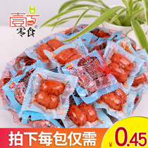 Ojinchi Pot Lid Large Hallux Sausage 12g * 50 Bag Grilled Sausage Meat Date Casual Snacks Orleans Bullets Fire Leg Intestines