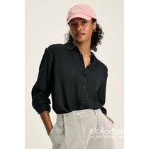 UK 07 30 Famous Brand NEXT Womens New Lapel Dark Long Sleeve Comfortable Shirt