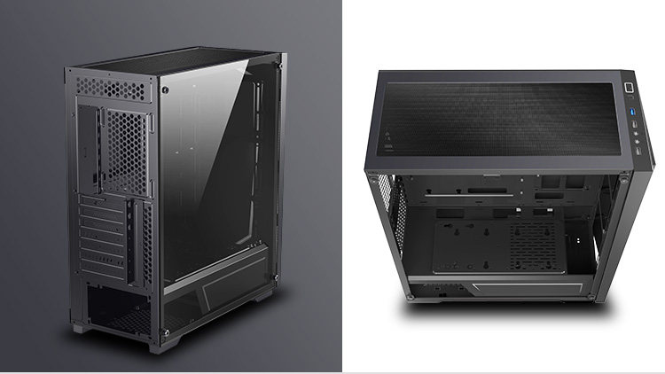 乔思伯 t03 rgb七彩光效 pvc磁性滤网 钢化玻璃侧透电竞游戏机箱_机箱