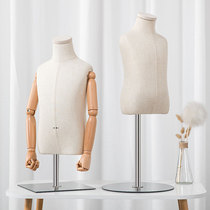 Metal desk cabinet short childrens model props half-length clothing display stand childrens clothing store childrens shelves