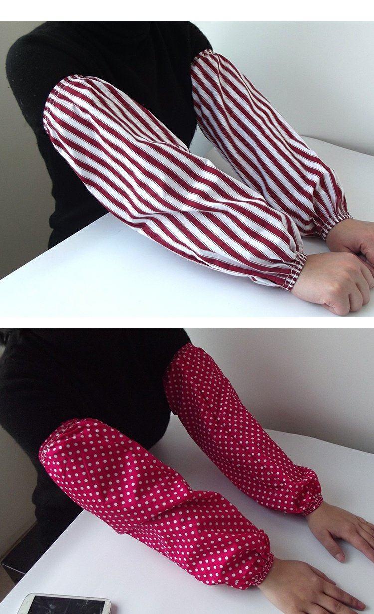 纯棉袖套 男女士防污耐脏工作护手袖头 办公袖套家务成人劳保套袖