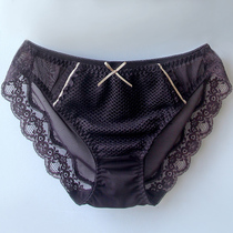 Coffee Thick sexy lace Side comfort low waist and low waist No marks Underpants ML XL XXL XXXL XXXXL 6L