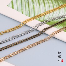 diy ornament accessories coarse grinding chain hand material extension listing chain package bag connection chain key buckle iron chain