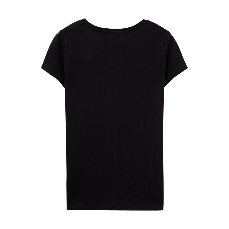 美特斯邦威2015夏新款女有范趣味印花针织短袖T恤吊牌价99